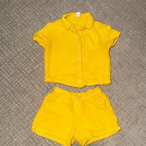 Like New Kids Matching Short Sleeve Shirt and Shorts Set Size 5T